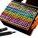 Conjunto Canetinhas Touch Ponta Dupla 262 Cores