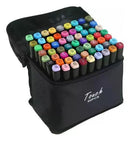 Conjunto Canetinhas Touch Ponta Dupla 60 Cores