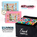 Kit Livros + Canetas Touch