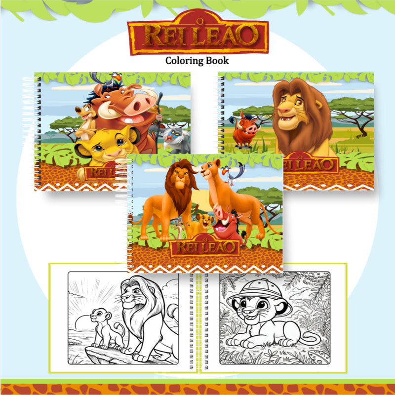 Livro de Colorir Rei Leão