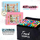 Kit Livros + Canetas Touch
